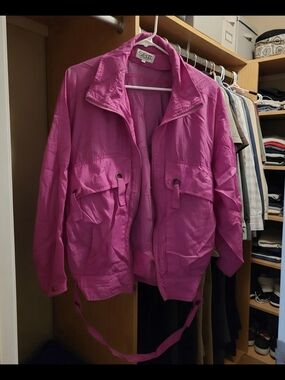 Women's Fuchsia Utility Jacket